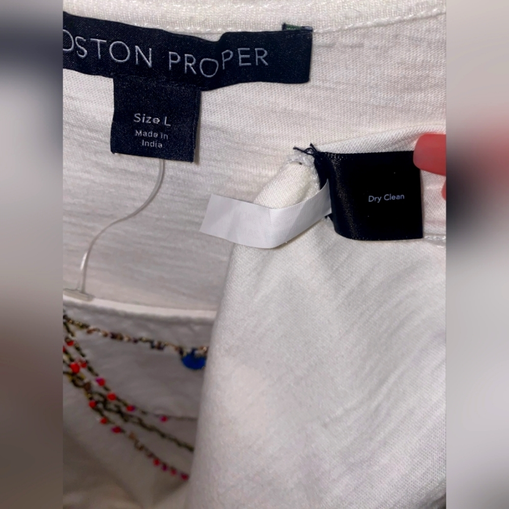 Boston Proper Shell Tee-Shirt - Picture 7 of 7